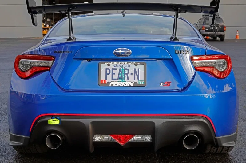 Perrin Performance PSP-BDY-255NY, 13-25 Subaru BRZ / 13-20 Scion FRS & Toyota 86 / 22-25 GR86 Tow Hook Kit (Rear) - Neon Yellow