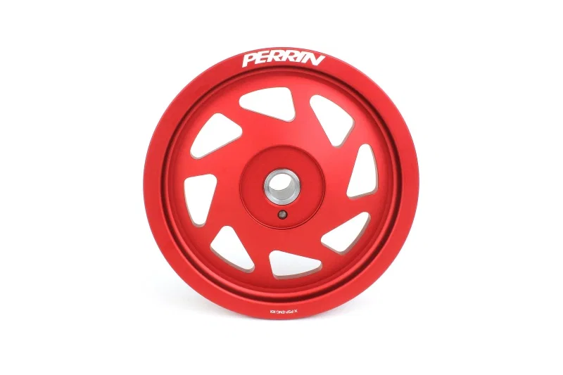 Perrin Performance PSP-ENG-104RD, 19-21 Subaru WRX / 16-18 Forester / 15-19 Legacy Lightweight Crank Pulley - Red