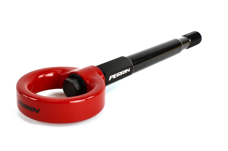 Perrin Performance PSP-BDY-251RD, 08-14 Subaru WRX/STI (Sedan) / 20-25 Outback All Models Tow Hook Kit (Rear) - Red