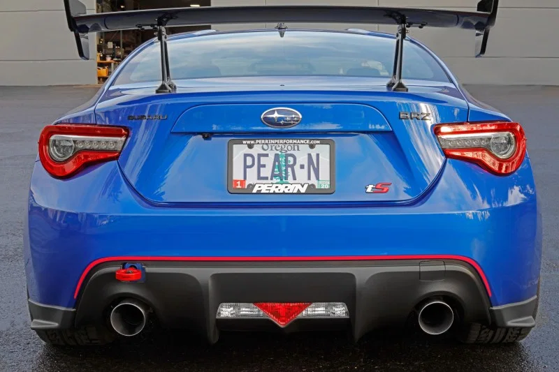 Perrin Performance PSP-BDY-255RD, 13-26 Subaru BRZ / 13-20 Scion FRS & Toyota 86 / 22-26 GR86 Tow Hook Kit (Rear) - Red