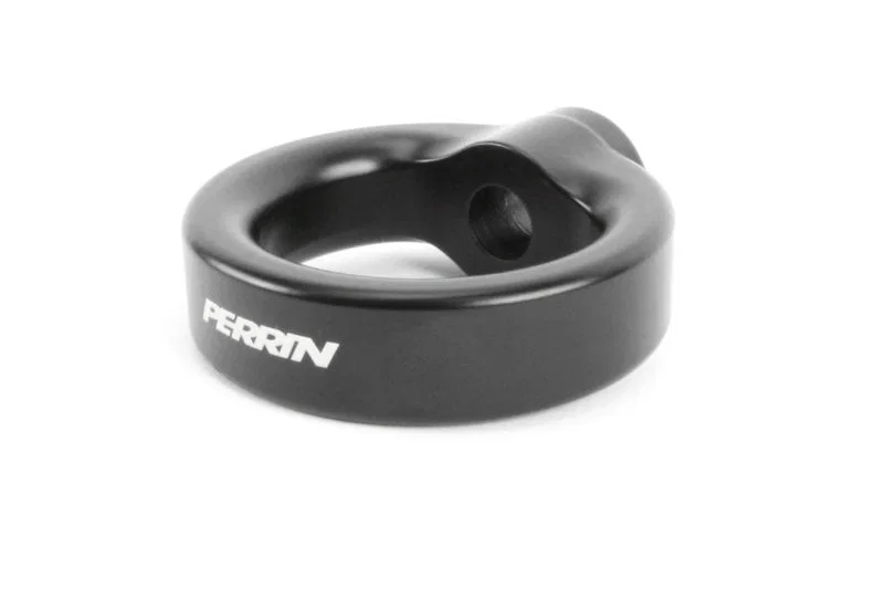Perrin Performance ASM-BDY-200BK, Tow Hook Upgrade Kit - Flat Black (For PERRIN License Plate Relocates Only)