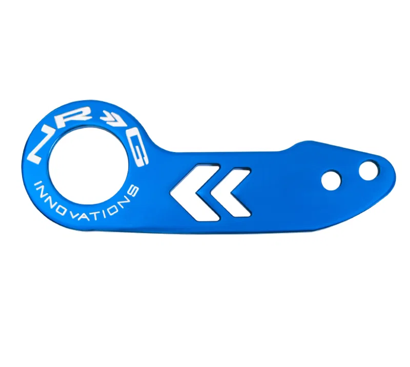 NRG TOW-110BL, Universal Rear Tow Hook - Anodized Blue