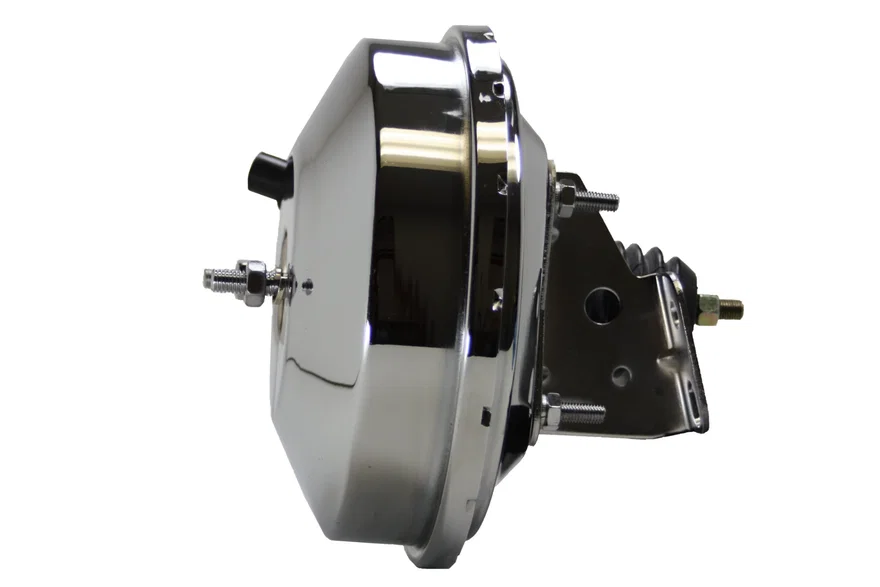 Leed Brakes 2F, 9 inch power brake booster with bracket (Chrome)