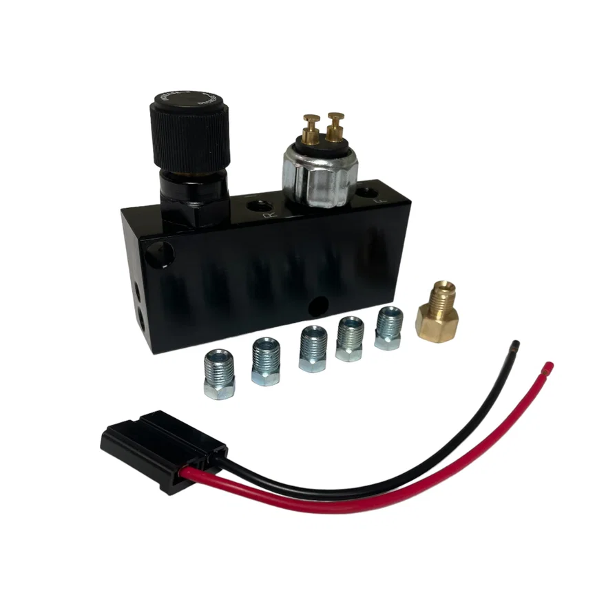 Leed Brakes PVC-B, Combination block with adjustable proportioning valve