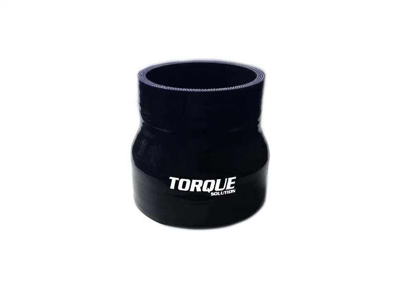Torque Solution TS-CPLR-T2253BK, Transition Silicone Coupler 2.25in to 3in Black Universal