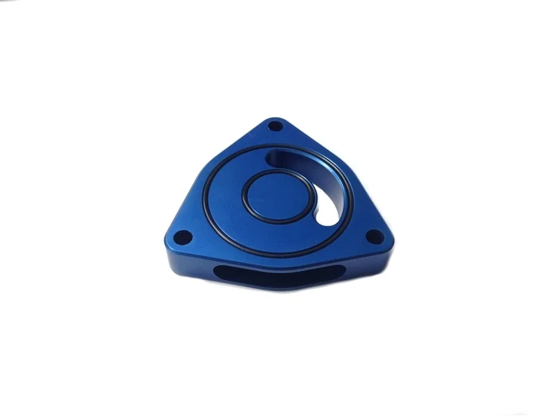 Torque Solution TS-GEN-002BU, Blow Off BOV Sound Plate (Blue): Hyundai Genesis Coupe 2.0T ALL