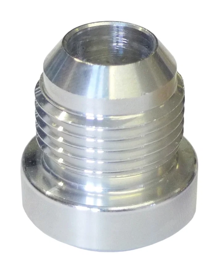 Torque Solution TS-UNI-369, Weld On AN Flare Bung Male -10 AN Aluminum Universal