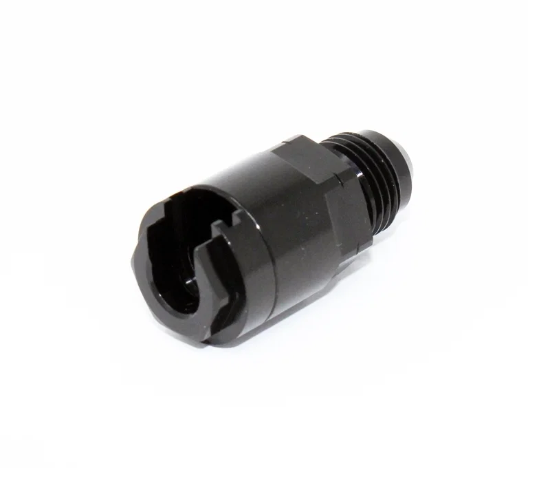 Torque Solution TS-FTG-003, Locking Quick Disconnect Adapter Fitting: 3/8in SAE to -6AN Male Flare