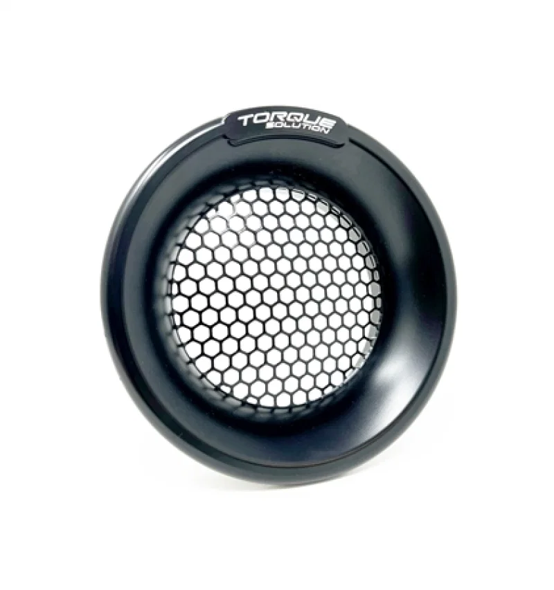 Torque Solution TS-VS-740-BK, Billet Turbo Velocity Stack Shield For 4in Inlet - Black