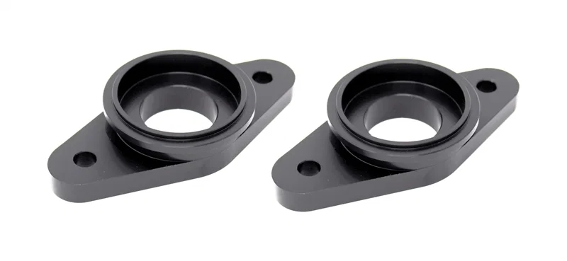 Torque Solution TS-GTR-TIAL-BK, Billet Stock to Tial Blowoff Valve Adapter (Black): Nissan GTR R35 ALL