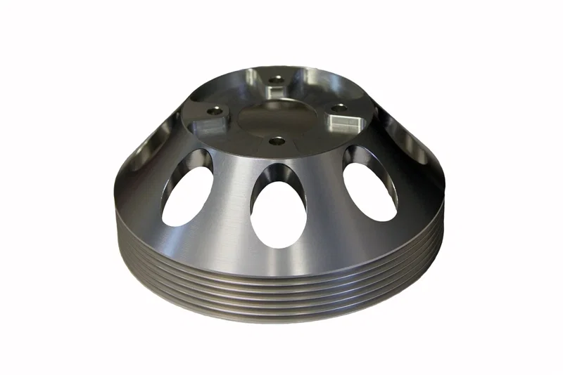 Torque Solution TS-GEN-003S, Lightweight Water Pump Pulley (Silver): Hyundai Genesis Coupe 3.8 2010+