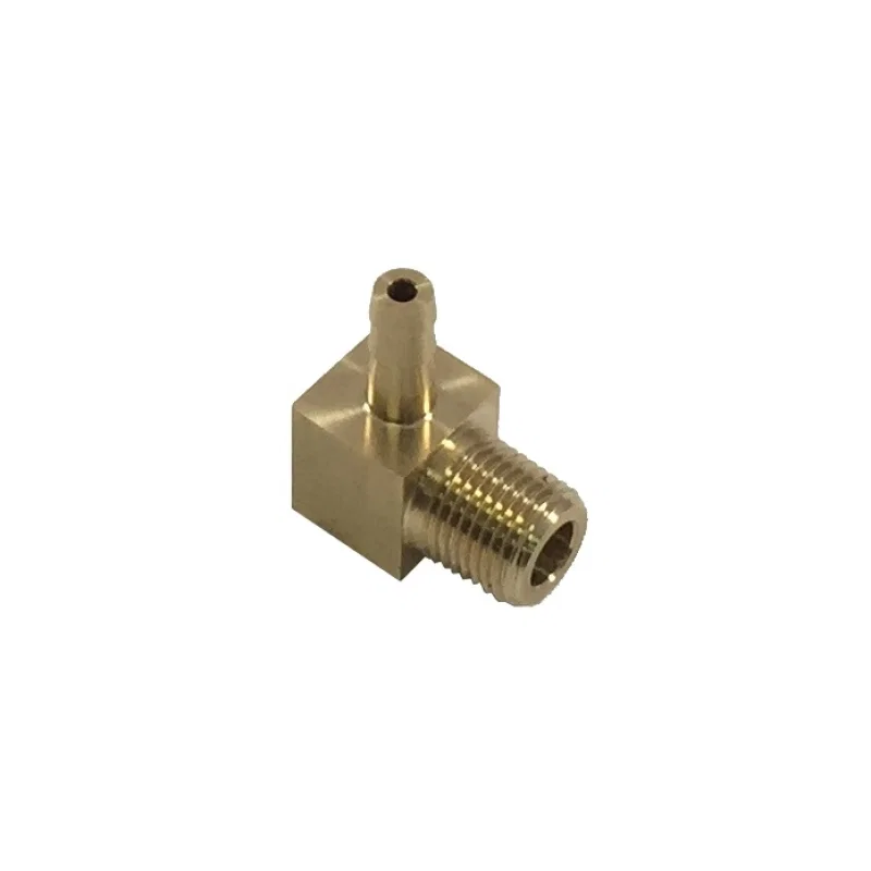 Torque Solution TS-NPT-18.90B, Brass 1/8 in NPT Fitting: Universal 90 Degree Barb