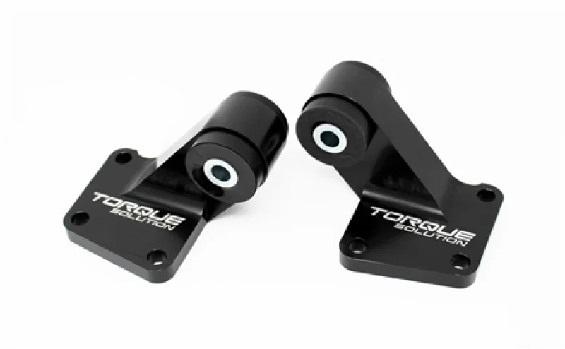 Torque Solution TS-EV-196, 03-06 Mitsubishi EVO VII-IX Billet Rear Differential Mounts - Black