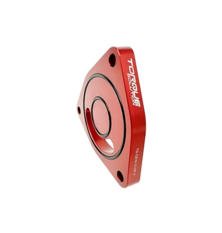 Torque Solution TS-GEN-002R.2, V2 Blow Off BOV Sound Plate (Red): Multiple Applications