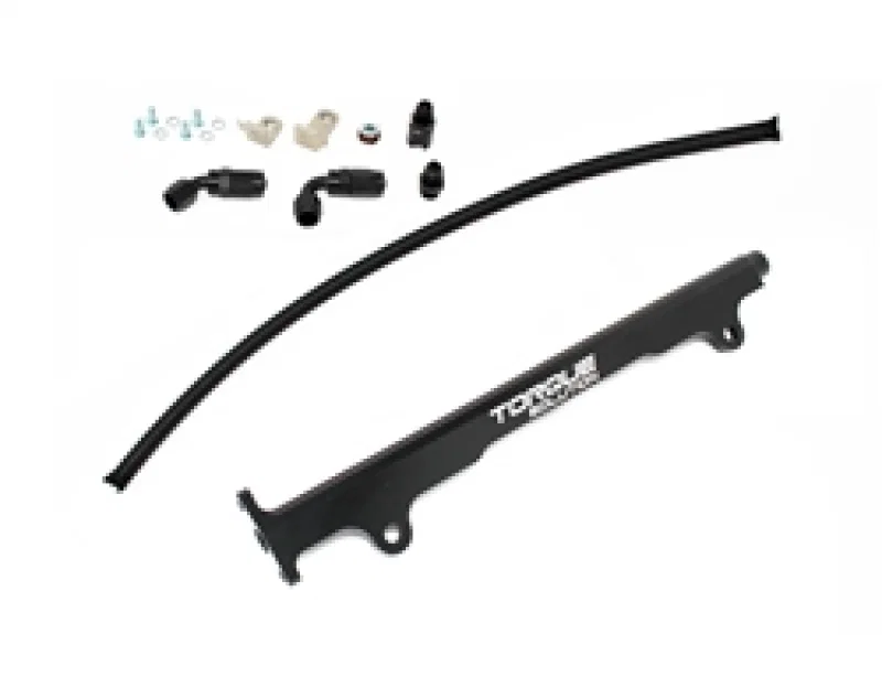 Torque Solution TS-EV-485BK, Mitsubishi Evo X Billet Aluminum Fuel Rail - Black