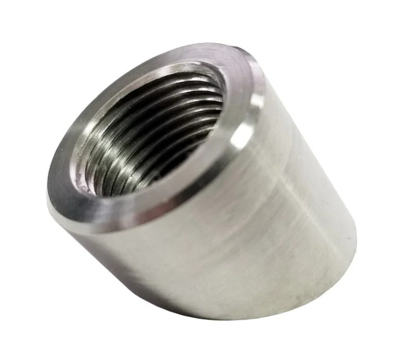 Torque Solution TS-UNI-416, O2 Sensor Bung 60 Degree Angled Stainless Steel