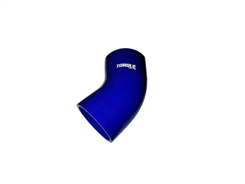 Torque Solution TS-CPLR-45D25BL, 45 Degree Silicone Elbow: 2.5 inch Blue Universal