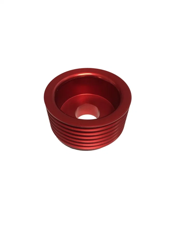 Torque Solution TS-GEN-004R, Lightweight Alternator Pulley (Red): Hyundai Genesis Coupe 3.8 2010+