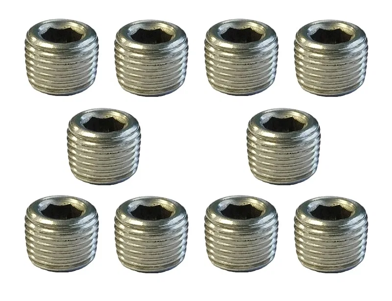 Torque Solution TS-NPT-18.10, Stainless Steel 1/8 in NPT Plug: Universal 10 Pack