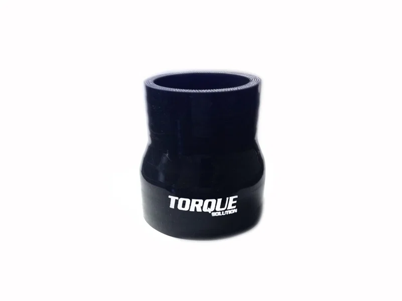 Torque Solution TS-CPLR-T225BK, Transition Silicone Coupler: 2 inch to 2.5 inch Black Universal