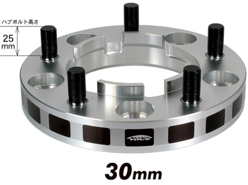 Project Kics W5530W1, 30MM Wide Tread Spacer For Landcruiser 100 & 200 - M14XP1.5