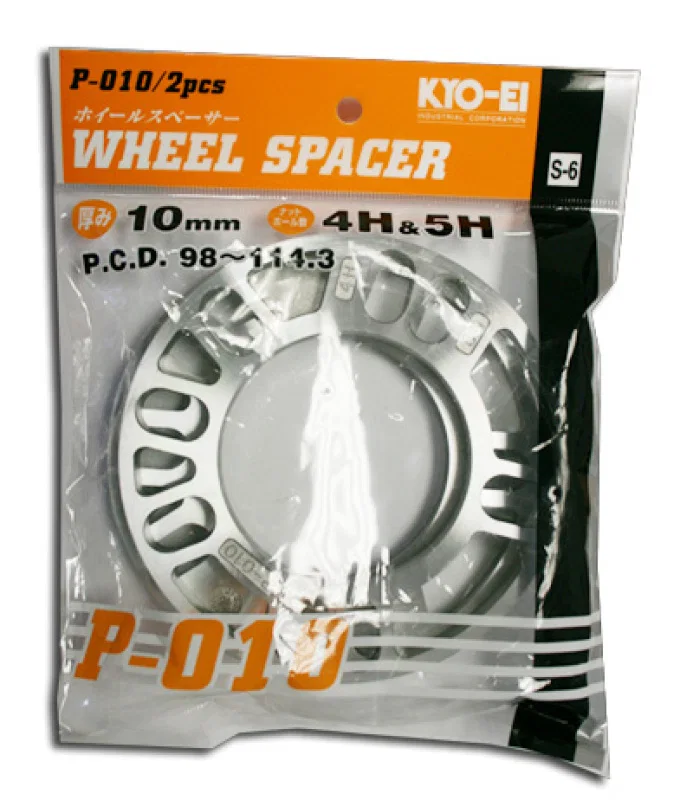 Project Kics W010UP, 10MM Universal Spacers (2 Pk)