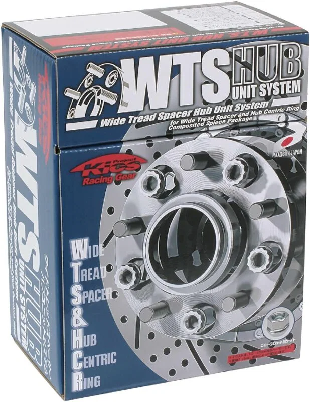 Project Kics W5822W1WTS, 22mm Thick 14x1.50 60mm Hub 5x120 Wide Tread Spacer For Lexus LS/LC