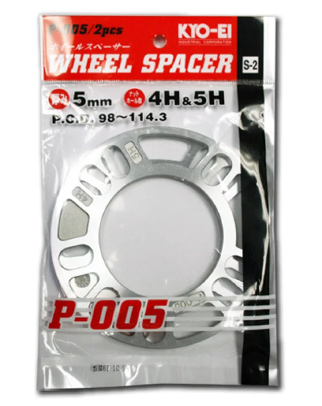 Project Kics W005UP, 5MM Universal Spacers (2 Pk)