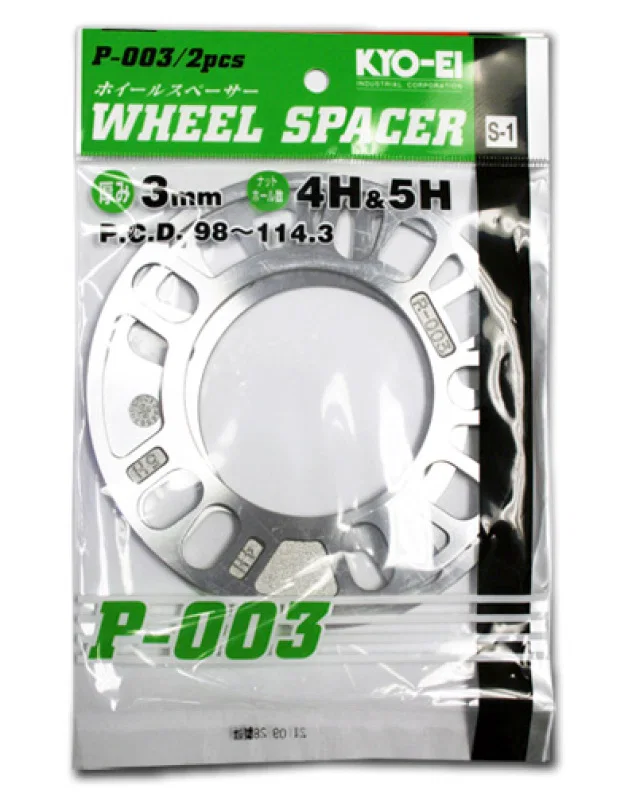 Project Kics W003UP, 3MM Universal Spacers (2 Pk) P-003-2P
