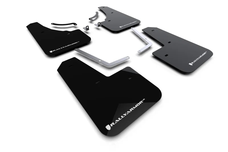 Rally Armor MF107-UR-BLK-WH, 23-26 Mazda CX-50 (Will Not Fit CX-5) Black UR Mud Flap W/White Logo