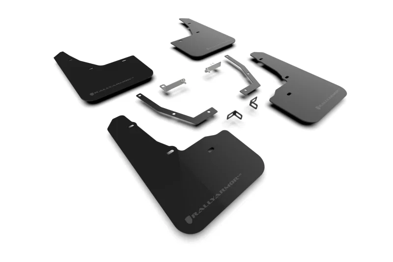 Rally Armor MF132-UR-BLK-GRY, 25-26 Subaru Forester & Hybrid Black UR Mud Flap w/Grey Logo