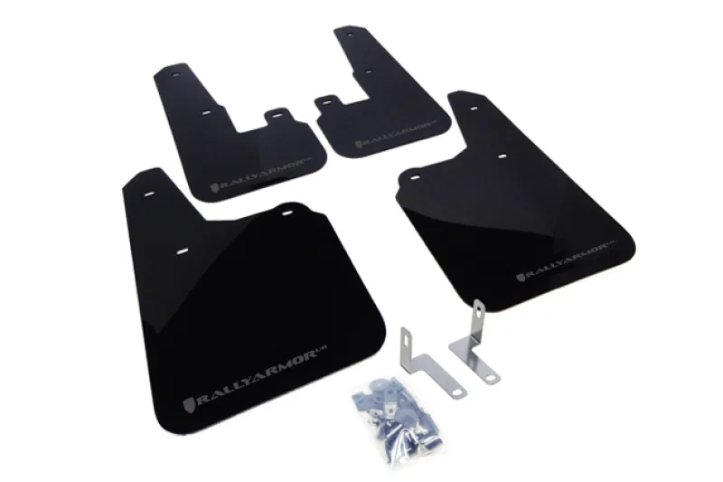 Rally Armor MF16-UR-BLK/GRY, 10-14 Subaru Outback Black UR Mud Flap w/ Grey Logo