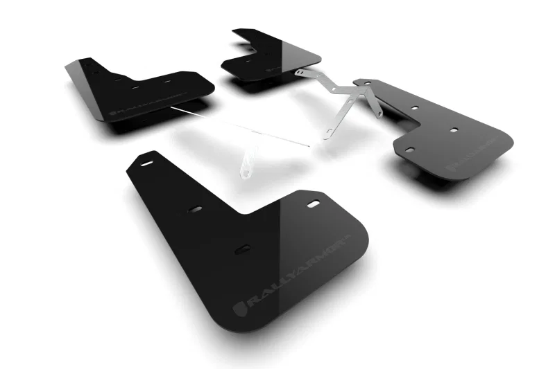 Rally Armor MF129-UR-BLK-DGRY, 23-26 Acura Integra Type S Black Mud Flap w/Dark Grey Logo