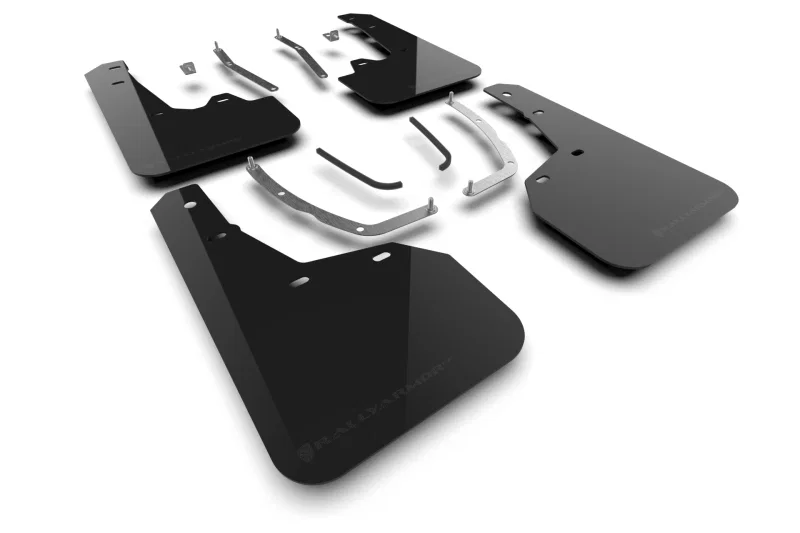 Rally Armor MF125-UR-BLK-MBK, 25-26 Hyundai Tucson ICE XRT Black UR Mud Flap - Metallic Black Logo