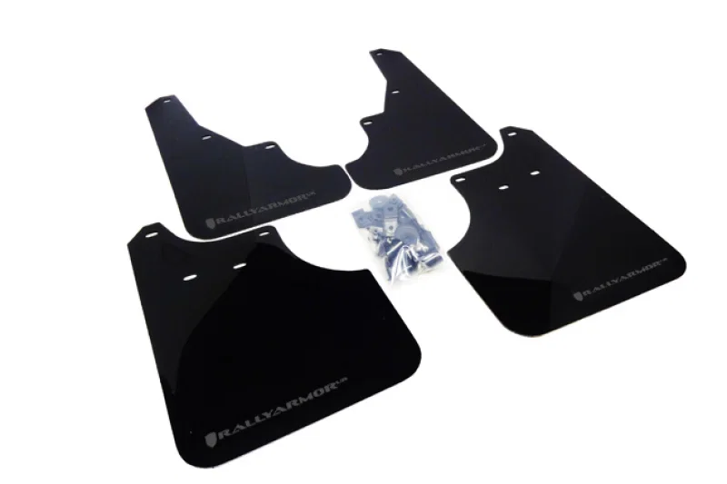 Rally Armor MF11-UR-BLK/GRY, 09-13 Subaru Forester Black UR Mud Flap w/ Grey Logo