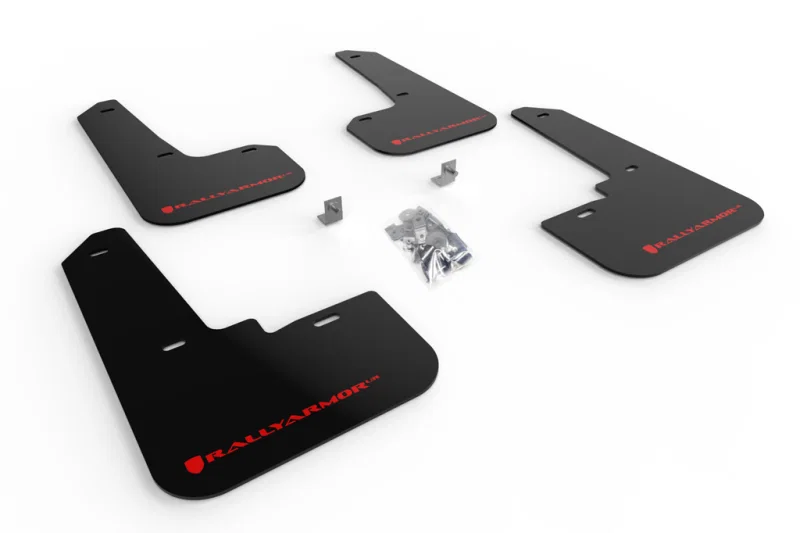 Rally Armor MF64-UR-BLK/RD, 20-25 Subaru Legacy Black UR Mud Flap w/Red Logo
