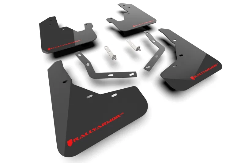 Rally Armor MF149-UR-BLK-RD, 23-26 Honda CR-V Black Mud Flap - Red Logo