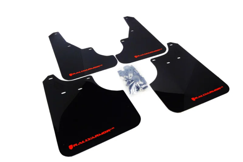 Rally Armor MF11-UR-BLK/RD, 09-13 Subaru Forester Black UR Mud Flap w/ Red Logo