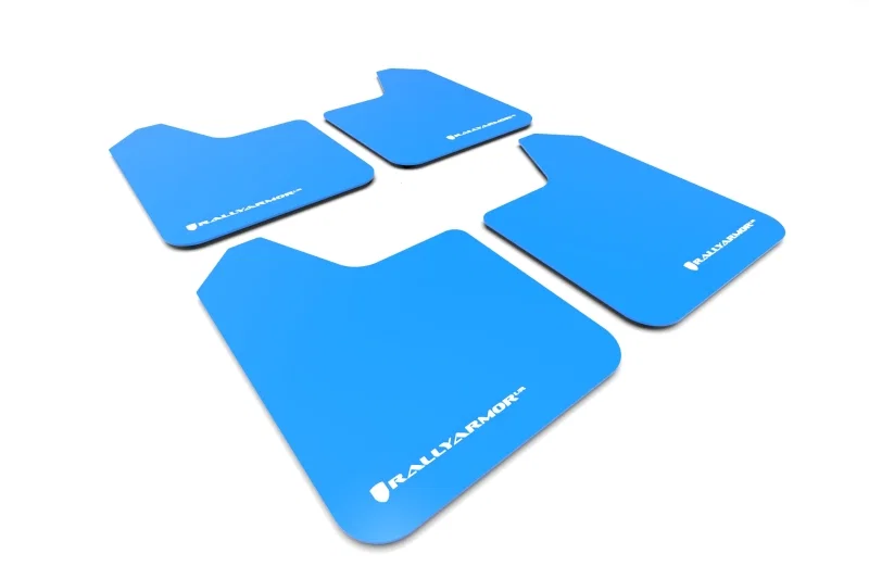 Rally Armor MF12-UR-BL/WH, Universal Fit (No Hardware) Blue UR Mud Flap White Logo