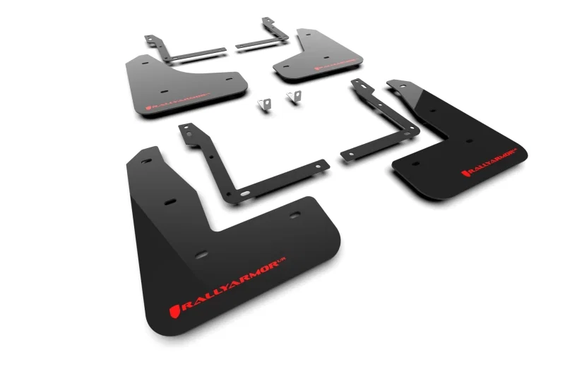 Rally Armor MF133-UR-BLK-RD, 25-26 Toyota Camry Black UR Mud Flap Red Logo