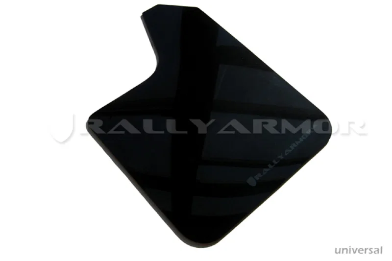 Rally Armor MF12-UR-BLK/GRY, Universal Fit (No Hardware) Black UR Mud Flap w/ Grey Logo