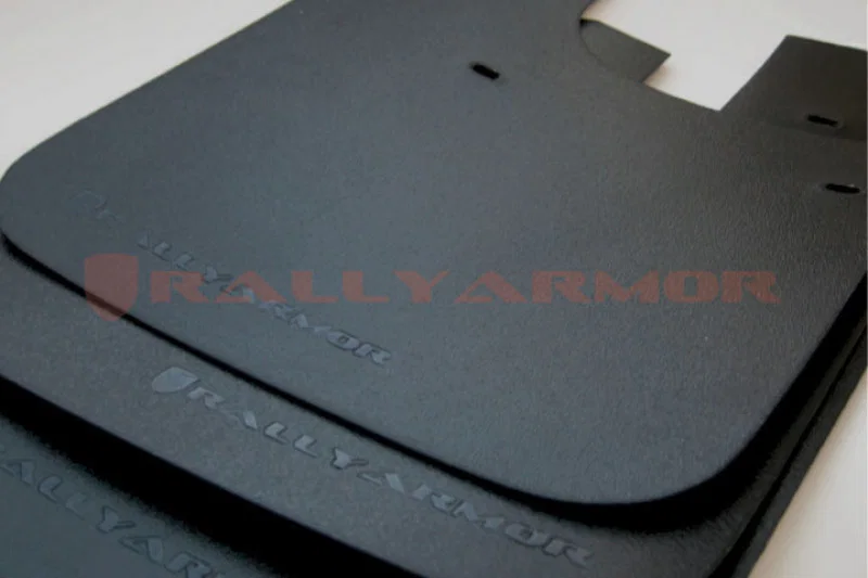 Rally Armor MF2-BAS-BLK, 93-01 Subaru Impreza RS Basic Black Mud Flap w/ Black Logo
