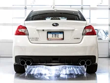 Track Edition Exhaust for VA GV Sedan 4" Chrome Silver Quad Tips for 2012-2021 Subaru WRX and WRX STI image 5