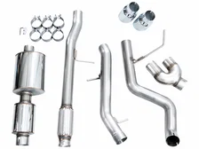 0FG Catback Side Exit Exhaust for 2021+ Suburban/Yukon XL 5.3L - 4.5" Chrome Silver Tips image 6