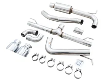 Track Edition Exhaust MK8 Chrome Silver Tips for 2022-2026 Volkswagen GTI image 3