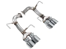 Track Edition Axleback Exhaust for VB 4" Chrome Silver Tips for 2022-2026 Subaru WRX image 2