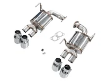 Touring Edition Axleback Exhaust for VB 4" Chrome Silver Tips for 2022-2026 Subaru WRX image 4