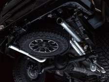 0FG Catback Exhaust for Silverado ZR2/Sierra AT4X - Dual Bashguard for 2022-2026 Chevrolet Silverado 1500 and GMC Sierra 1500 image 10
