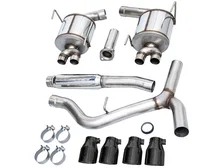 Touring Edition Catback Exhaust for VB 4" Diamond Black Tips for 2022-2026 Subaru WRX image 6