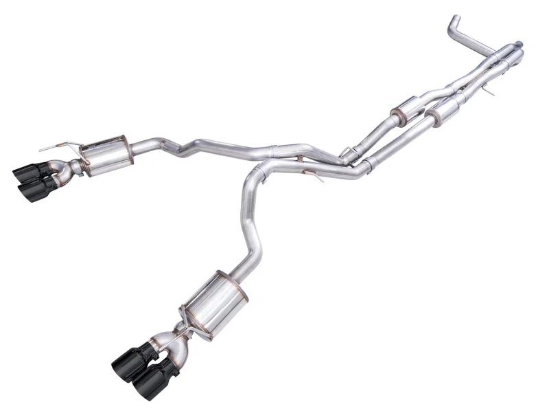 0FG Exhaust for 2021+ Tahoe/Yukon 6.2L - 4.5” Diamond Black Tips